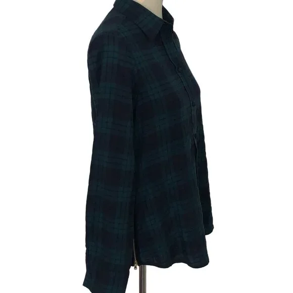 Harvey Faircloth Flannel Size Zip Button Down - Picture 6 of 12